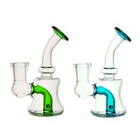 Wholesale Newest cheap Tornado Percolator Glass Bong Hookahs inch mini Recycler Water Pipes mm Female Joint Oil Dab Rigs bong