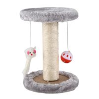 Wholesale Cat Toys Scratching Post With Hanging Mouse Play Toy Activity Center Funiture House For Sleeping