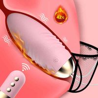 Wholesale NXY Vagina Balls Wireless Remote Control Vibrating Egg Clitoris Stimulator Waterproof Jump Sex Heating Bullet Vibrator Toys