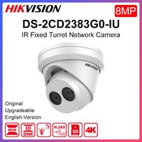 Wholesale Original Hikvision DS CD2383G0 IU MP POE H Built in Mic IR Turret Network CCTV IP Camera Cameras