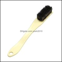 Wholesale Brushes Household Tools Housekee Organization Home Gardenlong Handle Shoe Smooth Cleaning Leather Shoes Simple Horse Hair Plastic Brush