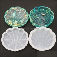 Wholesale Molds Jewelry Tools Equipment Seashell Sile Shaker Mod Diy Charm Solft Clear Handmade Shell Storage Boxes Epoxy Resin Craft Drop Delivery