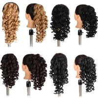 Wholesale Synthetic Wigs BUQI Drawstring Curly Clip In Hair Fake Ponytail Fiber Inch Hairpiece Accessories For Women