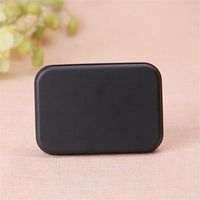 Wholesale Rectangle Tin Box Black Metal Container Tin Boxes Candy Jewelry Playing Card Storage Boxes Gift Packaging V2