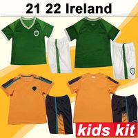 Wholesale 2021 Ireland National Team COLLINS McGOLDRICK Kids Kit Soccer Jerseys New Home Green Away Orange Child Football Shirts Uniforms