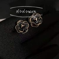 Wholesale party supplies color option fashion flower earings classic C Accessories earrings bridesmaid gift good quality