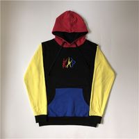 Wholesale Mens Designer Hoodies Stitching Color Revenge Bad Hoodie XXXTENTACION High Street Fashion Brand Loose Sweatshirt S XL