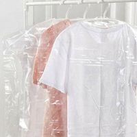 Wholesale Storage Boxes Bins est Dress Clothes Garment Suit Cover Bags Dustproof Plastic Protector