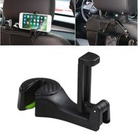 Wholesale Cell Phone Mounts Holders Universal Headrest Hook Holder Auto Car Seat Back Hanger Stand Clip Tool Bag Styling