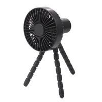 Wholesale Speed USB Rechargeable mAh Battery Powered Clip Fan With Flexible Tripod For Room Stroller Bike Car Seat Camping Electric Fans