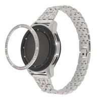Wholesale Watch Bands Strap PC For Samsung Galaxy MM Bezel Ring Adhesive Cover Anti Scratch Metal Reloj F