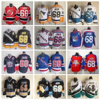 Wholesale Pittsburgh Penguins Vintage Classic Jaromir Jagr Jersey Retro CCM Hockey Embroidery And Sewing Devils Black White Yellow Red Black Blue Sport Breathable On Sale