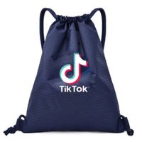 Wholesale Kids Bag TikTok Drawstring Bag Tiktok Backpack Pocket Rope Shoulders Shopping Backpack Training Boys And Girls Sports Bags G4T8W81
