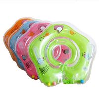 Wholesale Swimming Baby Pools Accessories Baby Inflatable collar Ring Infant Neck Tubes Inflatable floats for Newborns infant Bathing Circle Safety equipment