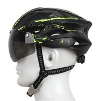 Wholesale Cycling Caps Masks Ultralight Riding Helmet Sun Visor Goggles Road Mountain Bike General Bicycle Equipped With Detachable Magnetic