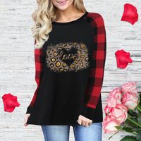 Wholesale Women s Blouses Shirts Women Valentine s Day Blouse Fashion Love Heart Printed Casual Loose Long Sleeve O Neck Pullover Tops Blusas Mujer
