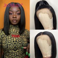 Wholesale Lace Wigs JRX MUSES Bob T Shaped Straight Human Hair Brazilian Remy Wig For Women