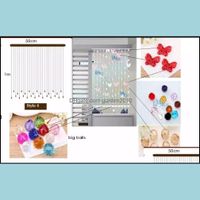 Wholesale Blinds Home Décor Garden M Diy Glass Beads Curtain Blands Customied Crystal Shades Shutters Drop Delivery Tb245