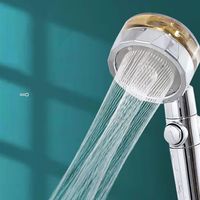 Wholesale Xiaoman waist turbo shower hand set showers shower head pressurized fan blade water stop new a32