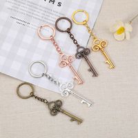 Wholesale Crown Key Bottle Opener Keychain Party Favors Colors Guest Bridal Shower Souvenir Gift Openers for Wedding RRA7149