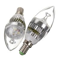 Wholesale Bulbs Dimmable Led Candle Light W W W E14 Bulb Lamp High Quality Crystal Energy Saving