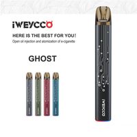 Wholesale Original Brand IWEYCCO GHOST Portable Pod Vape System E Cigarette E Starter Kit mAh ML Empty Vape Pena56