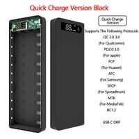 Wholesale Quick Charge battery Power Bank Case Dual USB QC PD DIY Shell Holder Charging Box multiple options