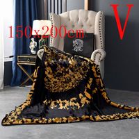 Wholesale 2021 Home Throw Blankets Letter Flower Multifunction Portable Blanket Outdoor Travel Car Sofa Chair Quilt Shawls cm