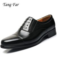 Wholesale Dress Shoes Plus Size Formal Men Uniform Officer Three Joint Mens Military Pointed Leather Oxford Basic Party Shoe