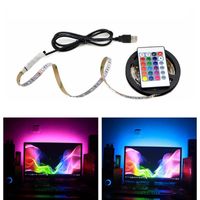 Wholesale 3M M M RGB Light LED Strip For TV Cumputer Closet Backlight USB Lamp Lights Cupboard Showcase Automotive Trim Strips