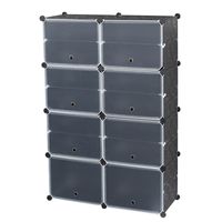 Wholesale Tower Shelf Storage Boxes Shoes Rack Organizer Grids Tier Portable Pair Stand Expandable for Heels Boots Slippers Black