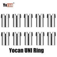 Wholesale 100 Original Yocan Uni Magnetic Adapter Replacement Magnet Ring Connector For UNI Pro S Vape Box Mod Battery Atomizer Cartridges Authentic