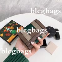 Wholesale Womens high quality wallets lady G designer pocket interior slot coin purse women leather Tri fold short wallet