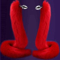 Wholesale NXY Sex Anal toys Nine Tail Fox Plug Toys cm Super Long Animal Butt Cosplay Fetish Adult For Women SM Anus Expander