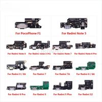 Wholesale Charging Port Connector Board Parts Flex Cable Microphone Mic For XiaoMi PocoPhone F1 Redmi Note T Pro Plus A A A S2