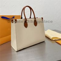 Wholesale High Quality Shopping Bags CM White Black Luxurys Designers Shoulder Women Ladies Totes Large Capacity Bag Fashion Leather Luggage Mommy Mother