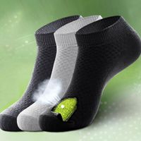 Wholesale Sports Socks Pairs A Set Men Bamboo Fiber Casual Business Anti Bacterial Deodorant Breatheable Man Low cut Liners Sock