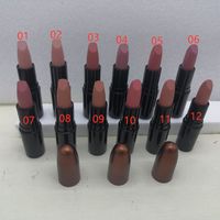 Wholesale Nude shade lipstick velvet teddy myth honey love please me Matte g mocha whirl color with sweet smell DHL ship