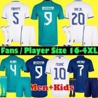 Wholesale S XL Player FanS REAL MADRID MBAPPE jerseys BENZEMA soccer football shirt ALABA HAZARD ASENSIO MODRIC MARCELO ISCO camiseta men kids kit