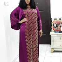 Wholesale Women Loose Maxi Dresses O Neck Party Celebrate Occasion Event Evening Long Sleeve African Female Robes Plus Size Ladies Autumn Casual