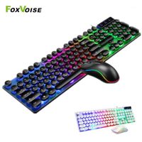 Wholesale Luminous Mouse And Keyboard Combo Gaming USB Wired Backlit Rainbow Magic MultiMedia Set For PC Gamer1