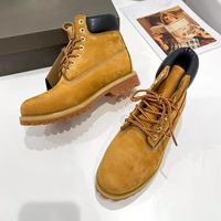 Wholesale Fashion Men Boots Designer Mens Womens Leather Shoes Top Quality Ankle Winter Boot for Cowboy Yellow Red Blue Black Pink Hiking Work urethswssc
