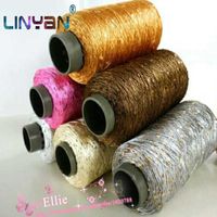 Wholesale 400g Pieces Flash Cord Silk Yarn For Knitting Sequins Threads Hand Embroidery Thread Crochet Sewing Wiring Zl4132