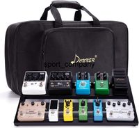 Wholesale New Donner DB Guitar Pedal Board Case Aluminium Pedalboard with Carrying Bag With Power Supply Mounting Space