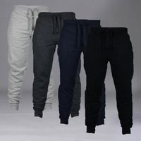 Wholesale Men s Suits Blazers Trousers Sports Pants Velvet Leisure Fashion Pure Color Casual Pants