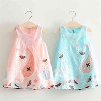 Wholesale Summer Years Old Children S Birthday Gift Clothing Baby Kids Girls Graffiti Embroidery Sleeveless Tank Dress