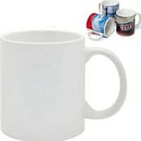 Wholesale Sublimation Blanks Mug Personality Thermal Transfer Ceramic Mug oz White Water Cup Party Gifts Drinkware individual package