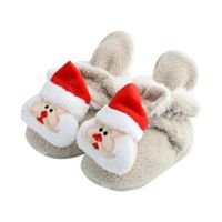 Wholesale First Walkers Born Baby Girl Boy Shoes Keep Warm Soft Sole Plush Boots Accessories Christmas Gifts Booties