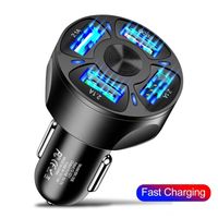 Wholesale 7A W Usb Fast Quick Charger Car Chargers For Iphone x xr Samsung lg android phone gps pc with retail box