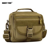 Wholesale Outdoor Bags NANCY TINO Tactical Army Fan Durable Nylon Camouflage Shoulder Messenger Bag Casual Unisex Travel Handbag Deputy